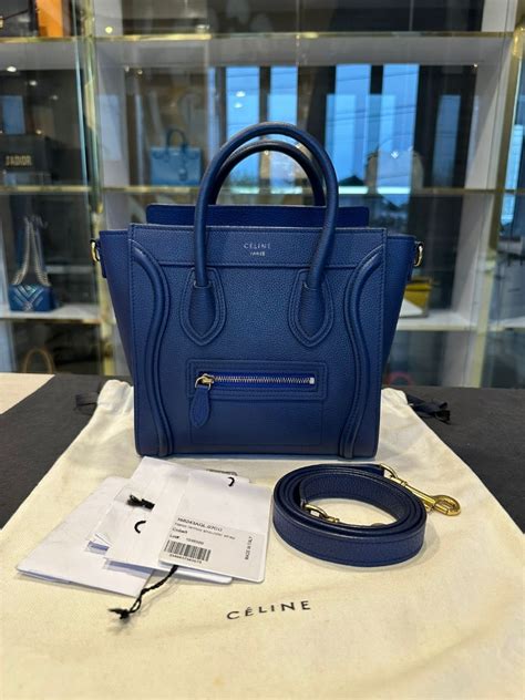 celine nano cobalt blue